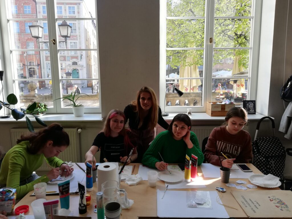 Uczestnicy podczas warsztatów.