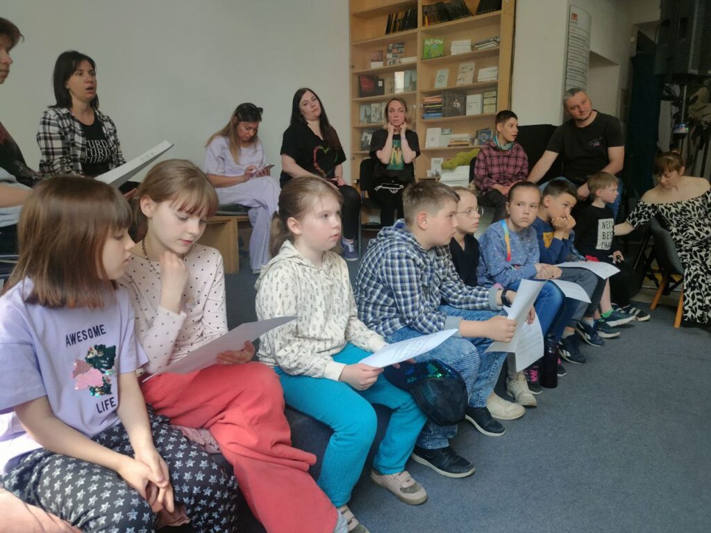Uczestnicy podczas warsztatów.